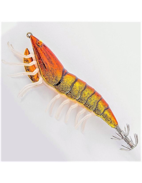 Savage 3D Hybrid Shrimp 7.5cm Egi Jig 10 - Burnt Orange